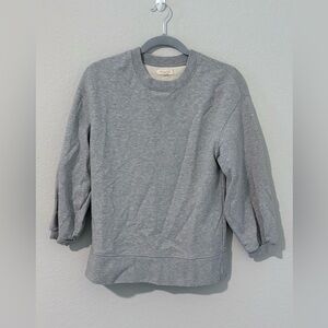 Madewell Gray Crewneck Sweatshirt Relaxed Fit